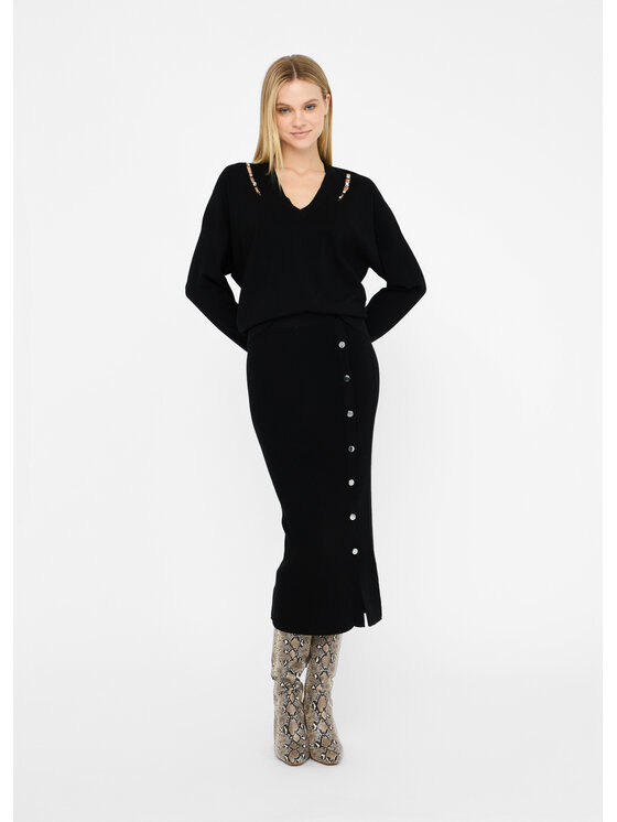 Liu Jo Liu Jo Maglione MF5037MS99E22222 Nero Regular Fit