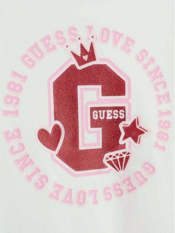 Guess Kids Guess Kids T-Shirt 183030 Bílá Classic Fit