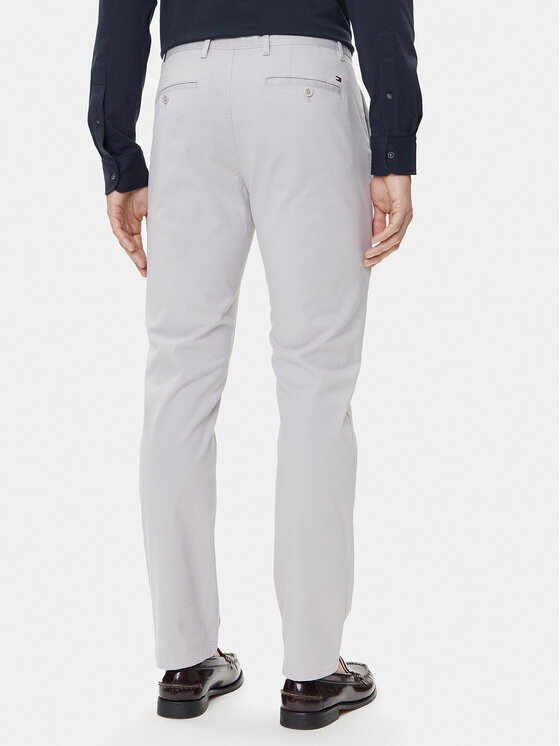 Tommy Hilfiger Tommy Hilfiger Chinosy Denton Essential MW0MW40262 Szary Straight Fit