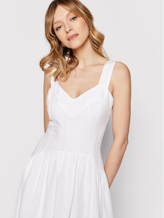 Silvian Heach Silvian Heach Kasdieninė suknelė PGP22129VE Balta Regular Fit
