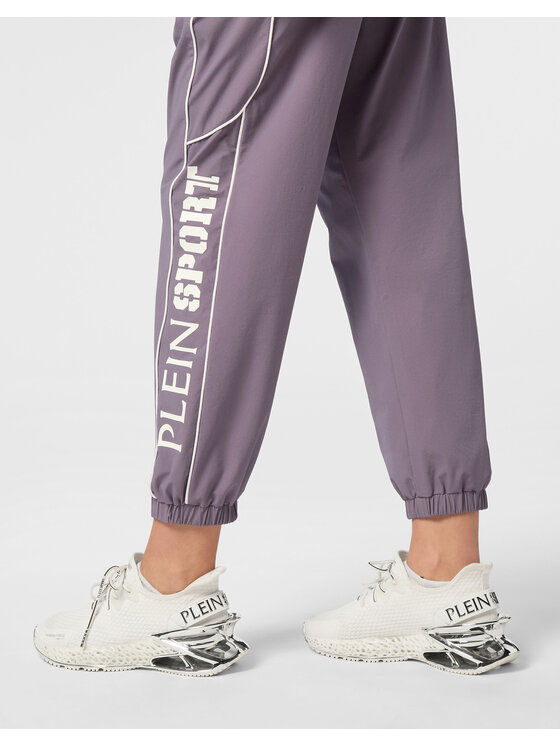 Plein Sport Plein Sport Joggers kalhoty 23437 Fialová Regular Fit