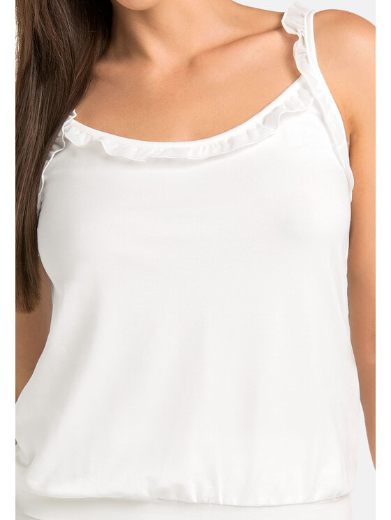 Teyli Teyli Piżama damska Sleepy Écru Standard Fit