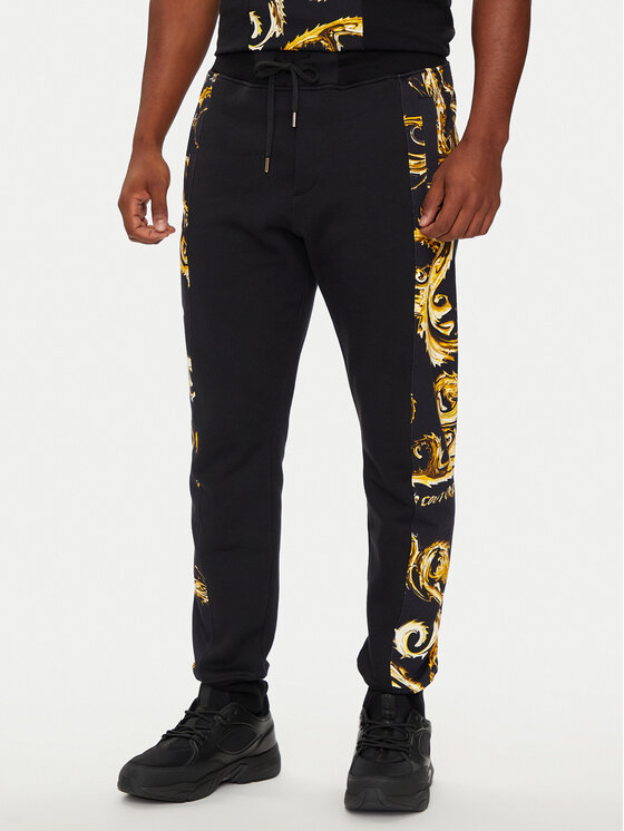 Versace Jeans Couture Versace Jeans Couture Sportinės kelnės 77GAA3C0 FS161 Juoda Regular Fit