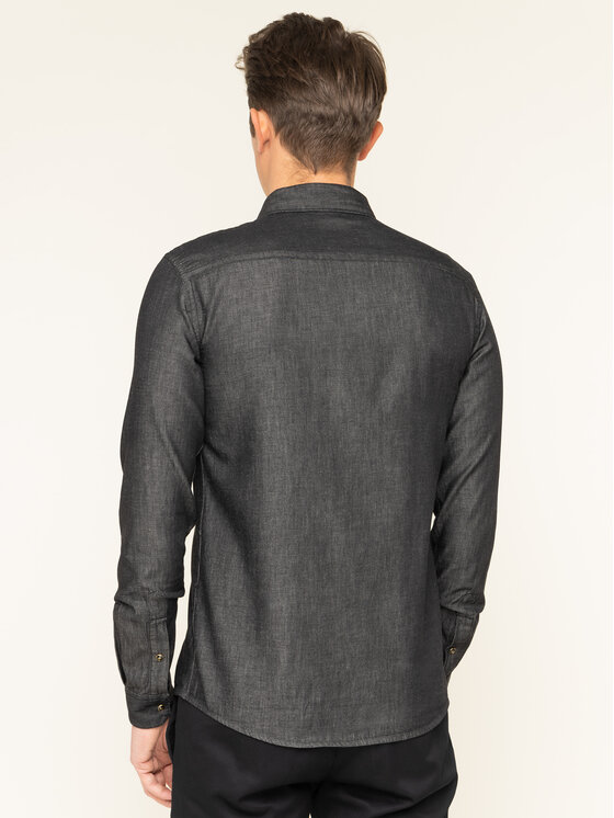 Emporio Armani Emporio Armani Marškiniai 6G1C67 1D5WZ 0005 Pilka Slim Fit