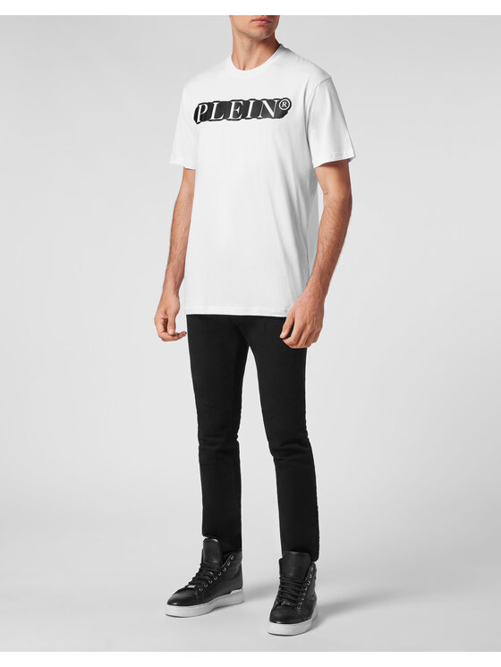 PHILIPP PLEIN PHILIPP PLEIN T-Shirt 89 Bílá Regular Fit