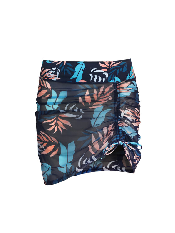 Miss Lou Miss Lou Minigonna ML048 Blu scuro