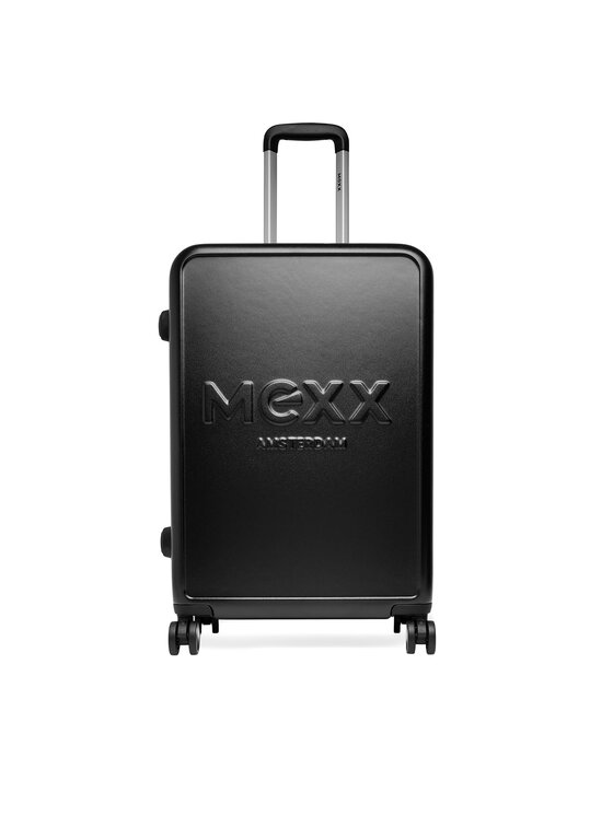 MEXX MEXX Közepes bőrönd MEXX-M-034-05 BLACK Fekete