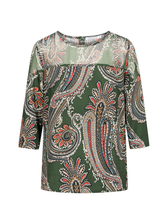 QUIOSQUE QUIOSQUE Blúzka 2KG005955 Zelená Regular Fit