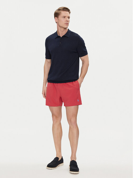 Polo Ralph Lauren Polo Ralph Lauren Szorty kąpielowe 710910260014 Różowy Slim Fit