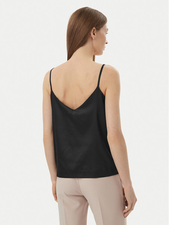 Simple Simple Top 62TSLED102 Czarny Regular Fit