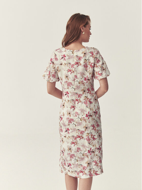 TATUUM TATUUM Sukienka codzienna VESPER Biały Fitted Fit