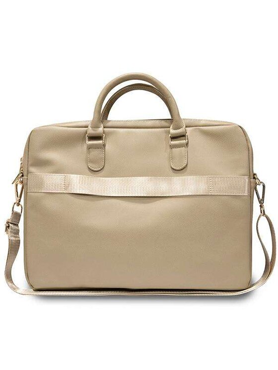 Guess Guess Torba na laptopa Uniwersalne Złoty