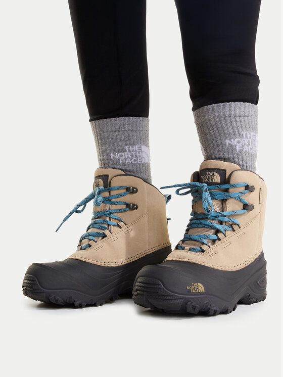 The North Face The North Face Μπότες Χιονιού Y Chilkat V Lace Wp NF0A7W5YU4L1 Μπεζ