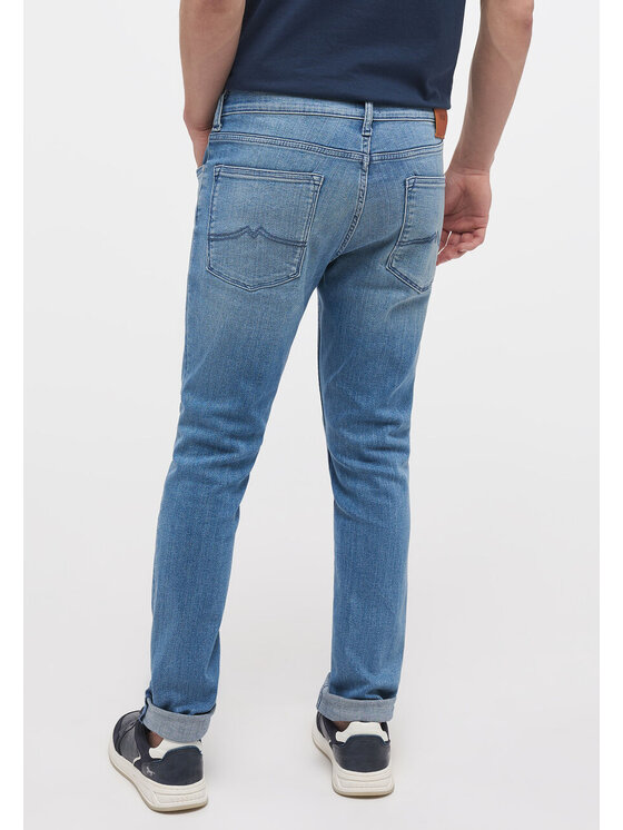Mustang Mustang Jeansy ATLANTA SUPER SKINNY Niebieski Skinny Fit