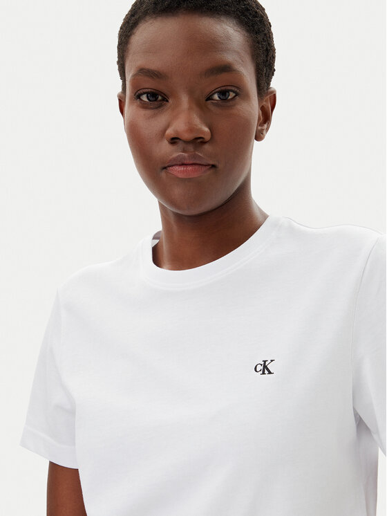 Calvin Klein Jeans Calvin Klein Jeans T-Shirt LV047B224G Biały Regular Fit