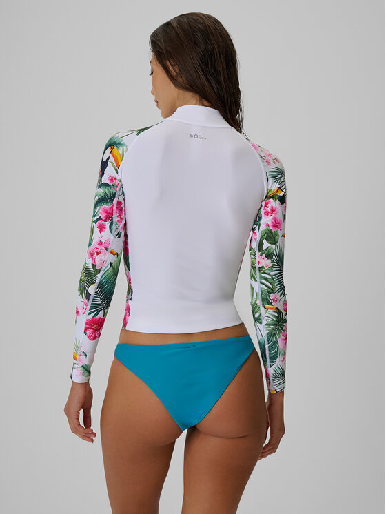 4F 4F Koszulka do pływania FOB SUMMER BEACHWEAR Kolorowy