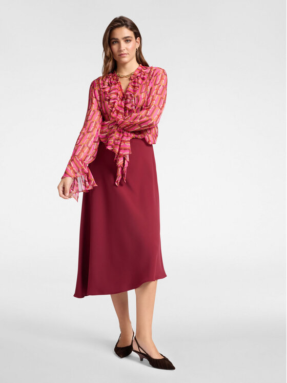 Elena Mirò Elena Mirò Camicia 5141P000196N001 Rosa Regular Fit