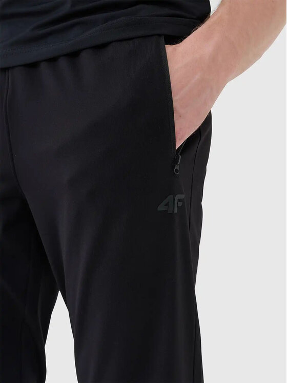 4F 4F Spodnie dresowe 4FWSS26TFTRM1046-20 Czarny Active Fit