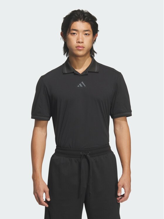 adidas adidas Polo 162328 Czarny Regular Fit