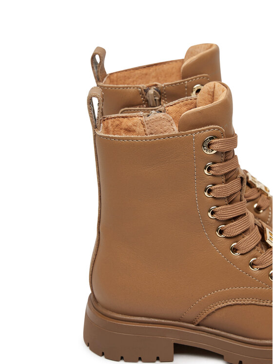 Tommy Hilfiger Tommy Hilfiger Pohodni čevlji Lace-Up Bootie T3A5-33568-0092 M Rjava