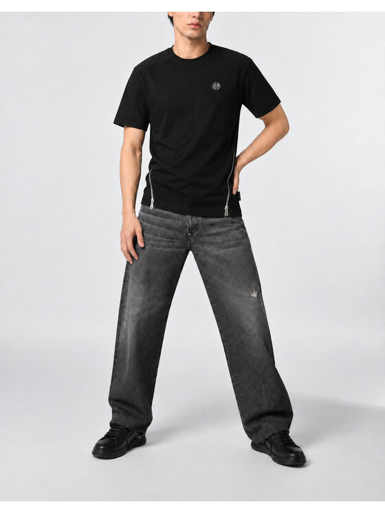 PHILIPP PLEIN PHILIPP PLEIN T-Shirt 31117 Czarny Regular Fit