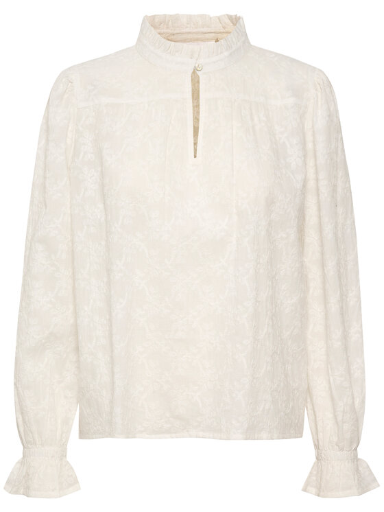 Blusa Genni 10104200 Bianco A-Line Fit