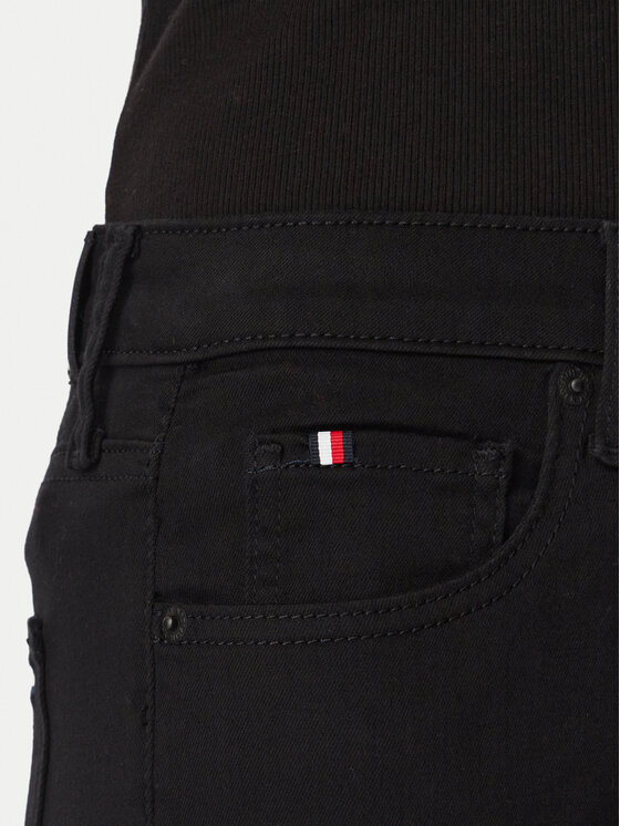 Tommy Hilfiger Tommy Hilfiger Traperice Como WW0WW51409 Crna Skinny Fit