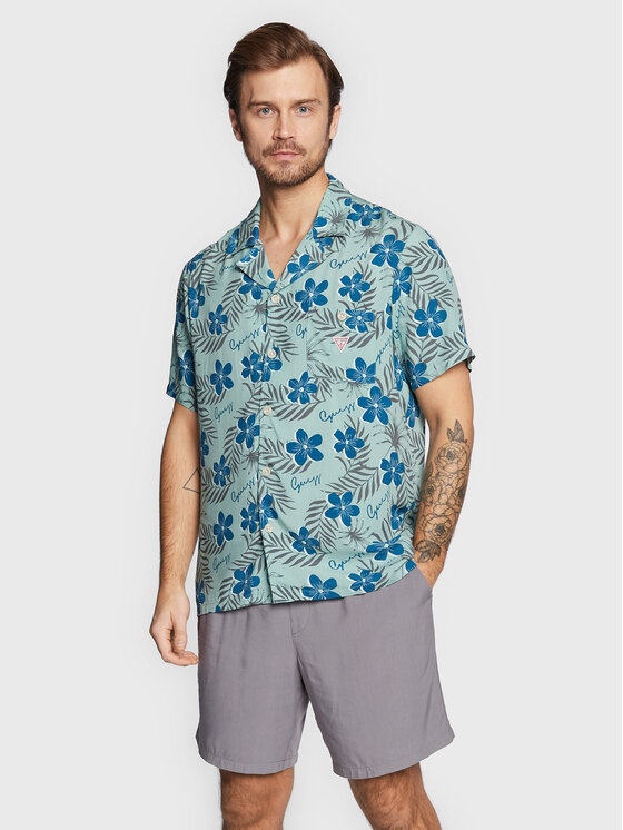 Guess Guess Komplektas: marškiniai ir sportiniai šortai U3RX00 WEKT2 Spalvota Regular Fit