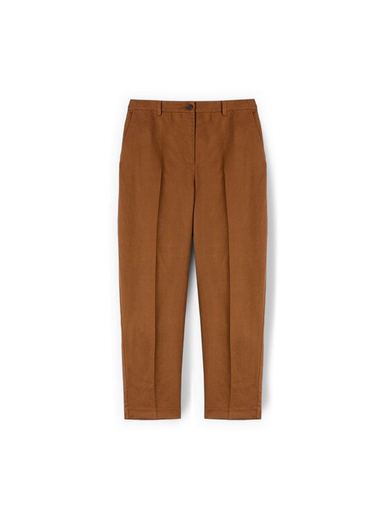 Motivi Motivi Pantaloni di tessuto P096Q004556N0V2 Marrone Slim Fit