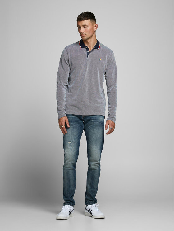 Jack & Jones Jack & Jones Polo marškinėliai 12174038 Pilka Regular Fit