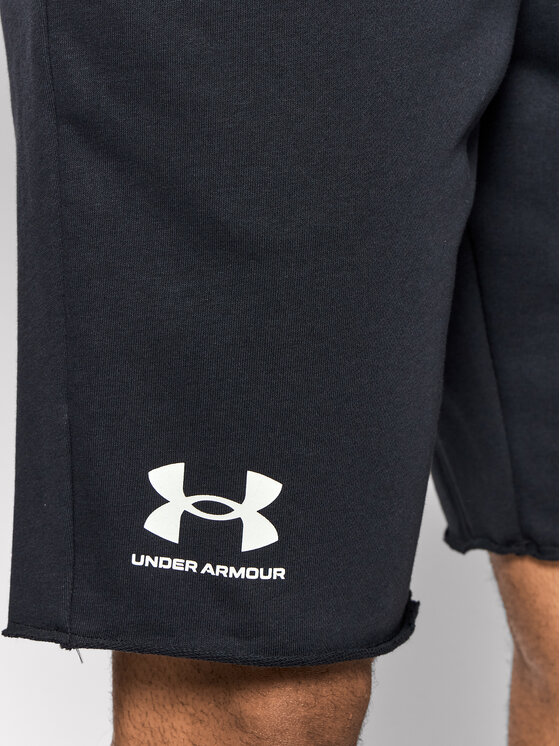 Under Armour Under Armour Sportske kratke hlače Ua Rival Terry 1361631 Crna Regular Fit