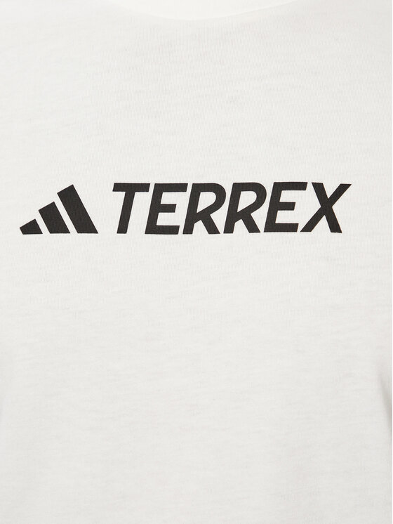 adidas adidas T-Shirt Terrex Classic Logo T-Shirt JF9144 Weiß Regular Fit