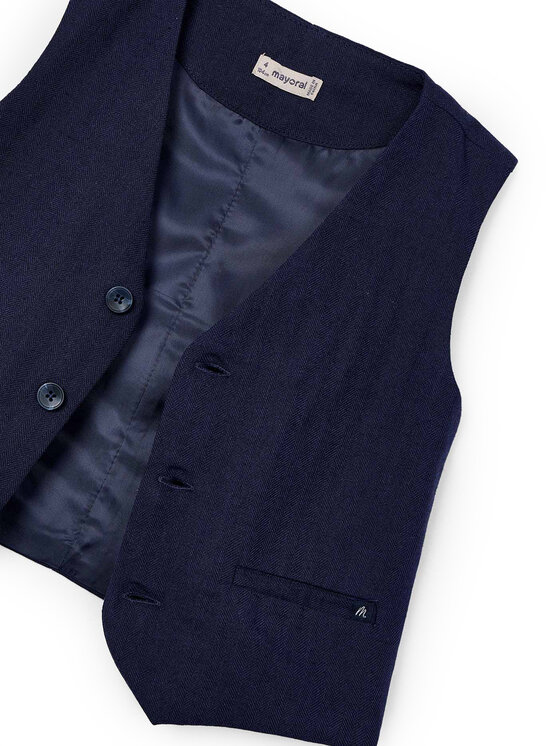 Mayoral Mayoral Vest 3369 Tumesinine Regular Fit