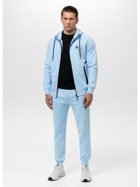 PITBULL PITBULL Bluza DOGWOOD Błękitny Regular Fit
