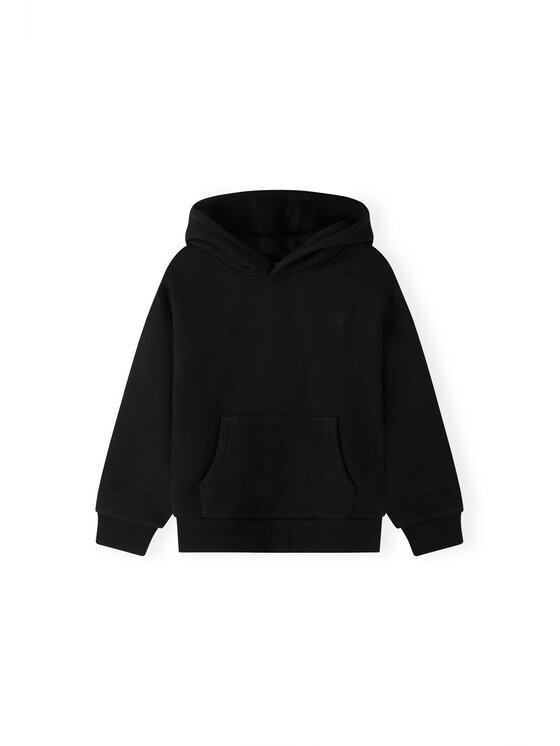minoti minoti Bluza 33FLEECE285 Czarny Regular Fit