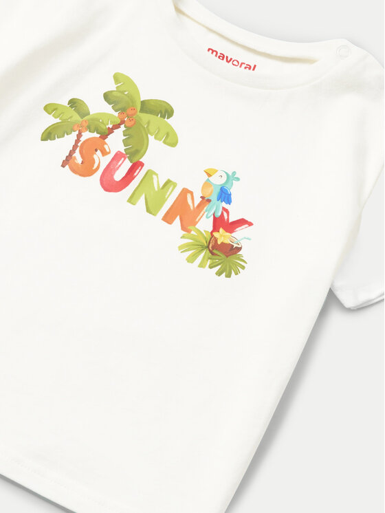 Mayoral Mayoral Komplet t-shirt i kąpielówki 1648 Czerwony Regular Fit