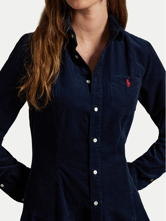 Polo Ralph Lauren Polo Ralph Lauren Haljina košulja 211972069004 Tamnoplava Regular Fit