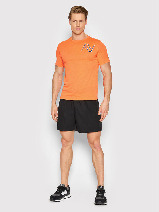 Maglietta tecnica MT21277 Arancione Athletic Fit