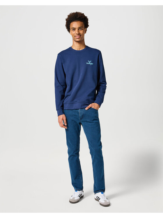 Wrangler Wrangler Jeansy LARSTON Niebieski Slim Fit