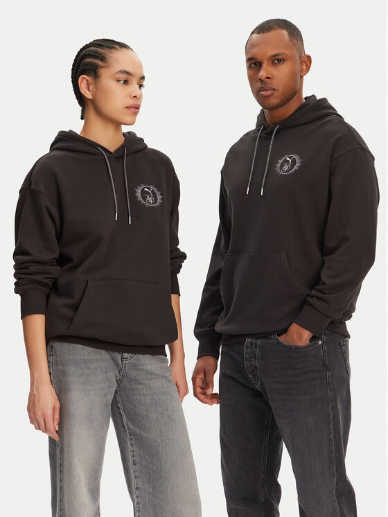 Puma Puma Bluză Unisex Harry Potter 630093 Negru Relaxed Fit