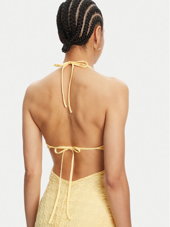 BARDOT BARDOT Cocktail obleka Rosala 59904DB1 Rumena Regular Fit