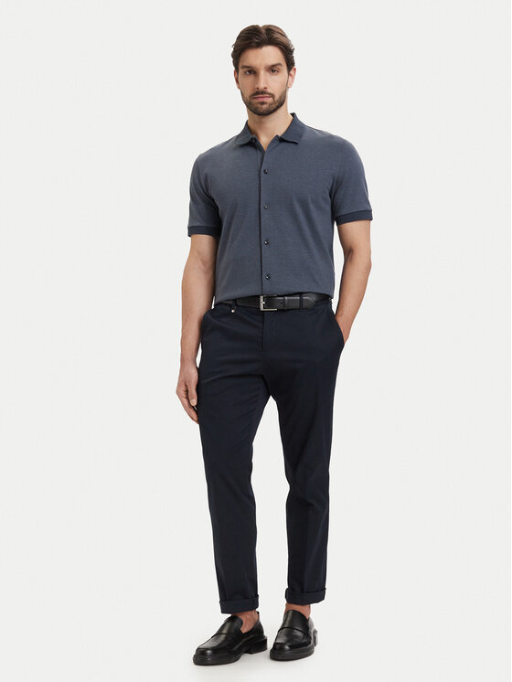 BOSS BOSS Marškiniai H-Powell 102 50560014 Tamsiai mėlyna Regular Fit