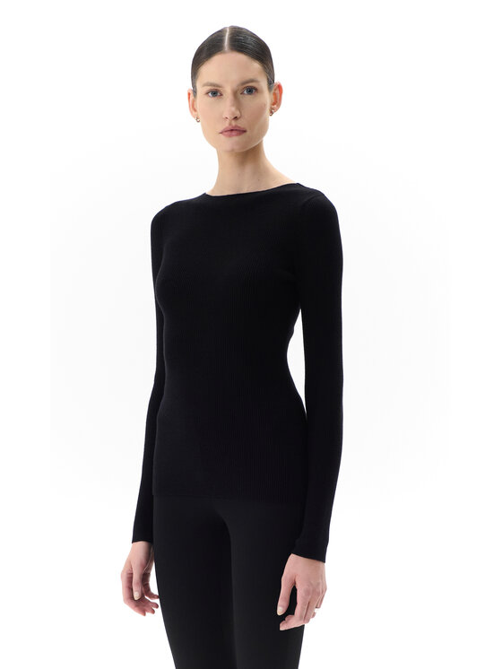 Tiffi Tiffi Sweter TIFFI Czarny Slim Fit