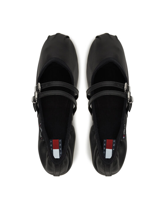Tommy Jeans Tommy Jeans Balerini Ballerina EN0EN02720 Negru