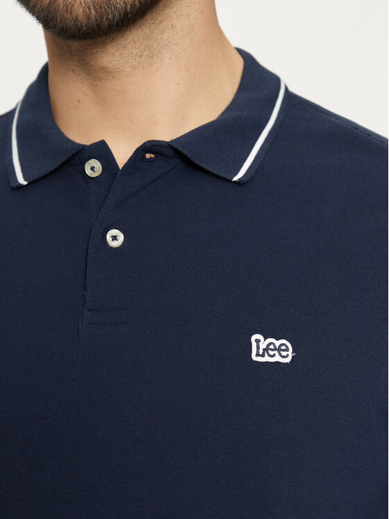 Lee Lee Polo marškinėliai 112355666 Tamsiai mėlyna Regular Fit