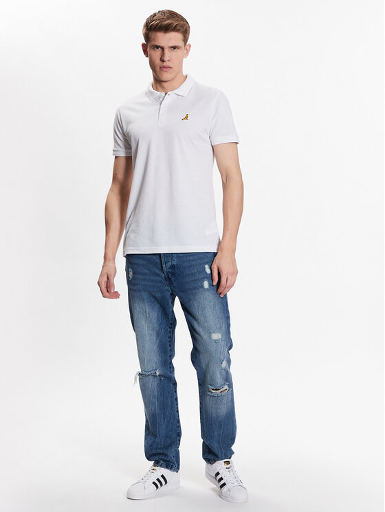Brave Soul Brave Soul Polokošile MPS-131KUROKIC Bílá Regular Fit