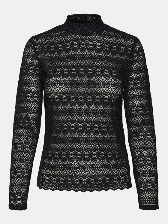 Vero Moda Vero Moda Bluza Zoe 10315443 Črna Slim Fit