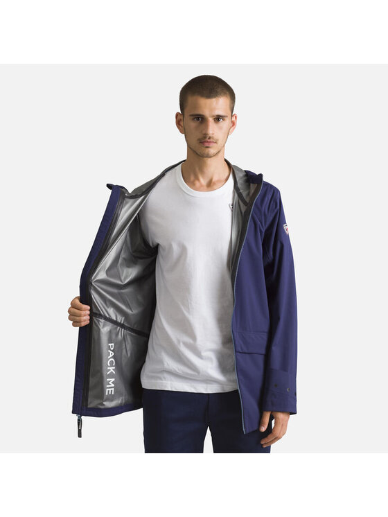 Rossignol Rossignol Kurtka przeciwdeszczowa Covariant Rain Jacket Granatowy Regular Fit