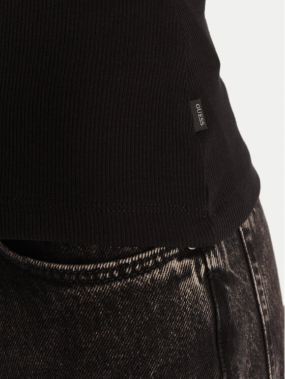 Guess Jeans Guess Jeans Topiņš W6RP20 KA0H1 Melns Slim Fit