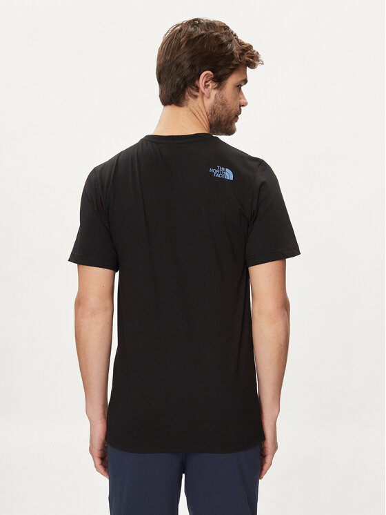 The North Face The North Face Majica Mountain Line NF0A87NT Črna Regular Fit